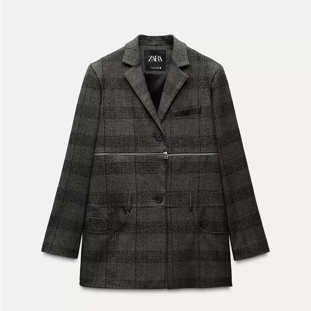 ZARA ZIPPERED BLAZER DRESS SUPER UNIQUE & CUTE